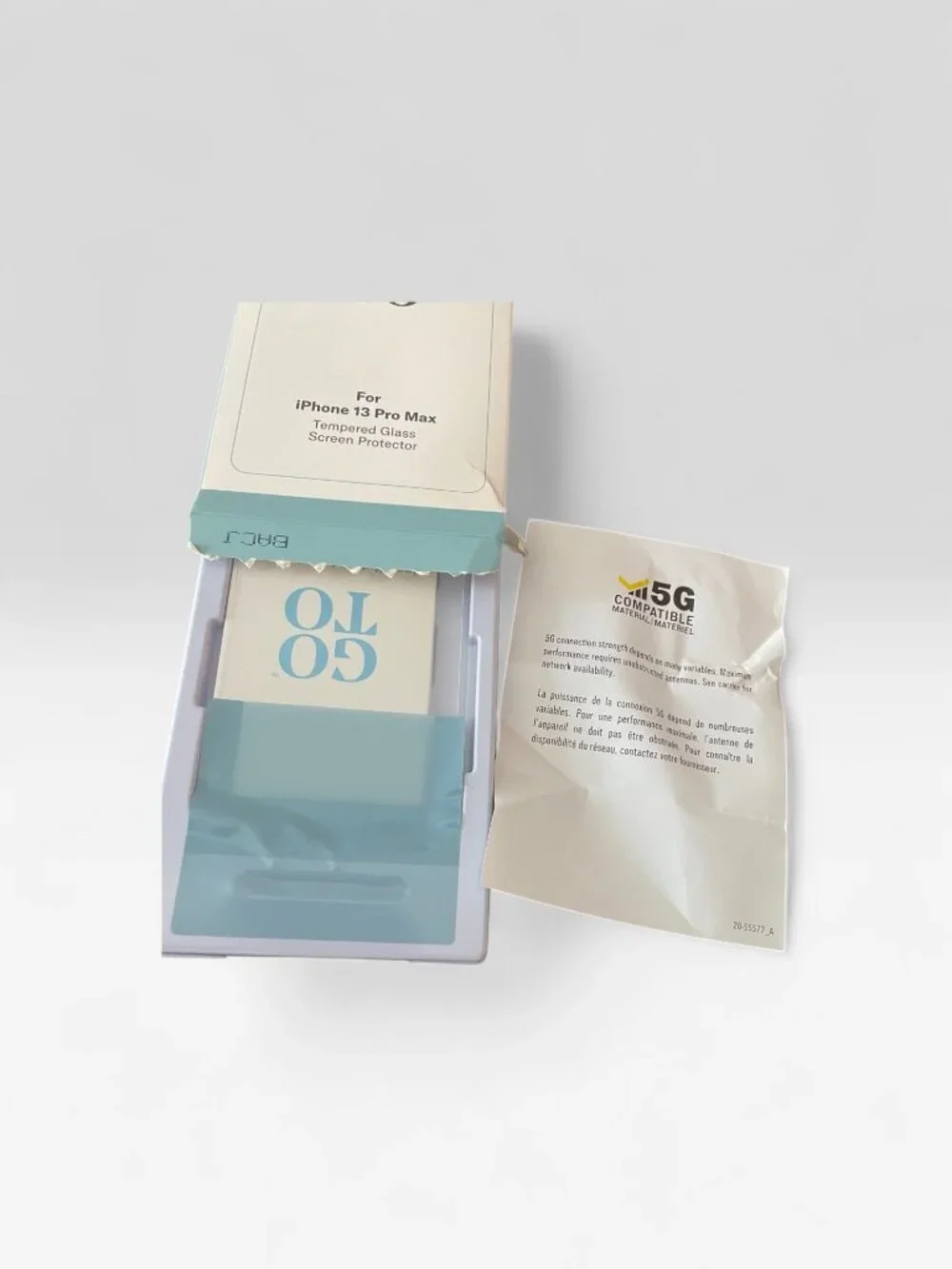 GoTo iPhone 13 Pro Max Tempered Glass Screen Protector New Open Box